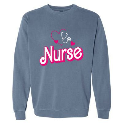 Funny Retro Nurse Gifts for Nurse Week Garment-Dyed Sweatshirt