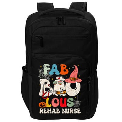 Faboolous Rehab Nurse Groovy Cute Halloween Spooky Season Impact Tech Backpack