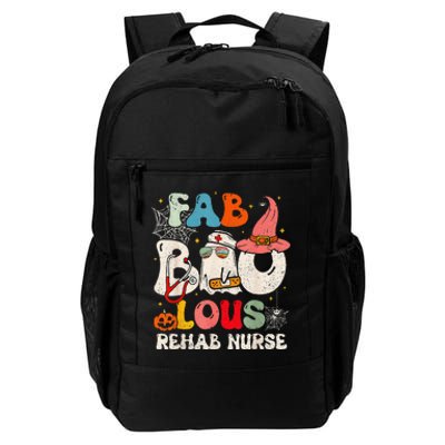 Faboolous Rehab Nurse Groovy Cute Halloween Spooky Season Daily Commute Backpack