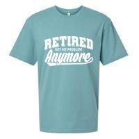 Funny Retired Not My Problem Anymore Sueded Cloud Jersey T-Shirt