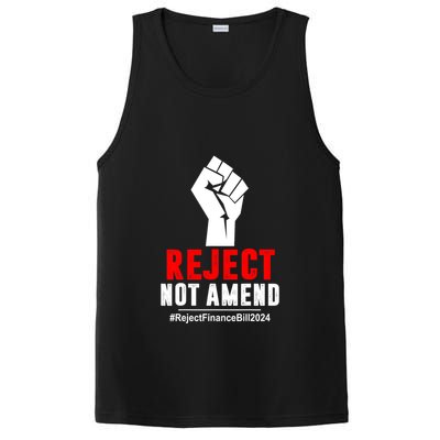 Funny Reject Not Amend Reject Finance Bill 2024 Gift PosiCharge Competitor Tank