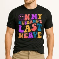 Funny Retro On My Husband's Last Nerve Performance Shirt