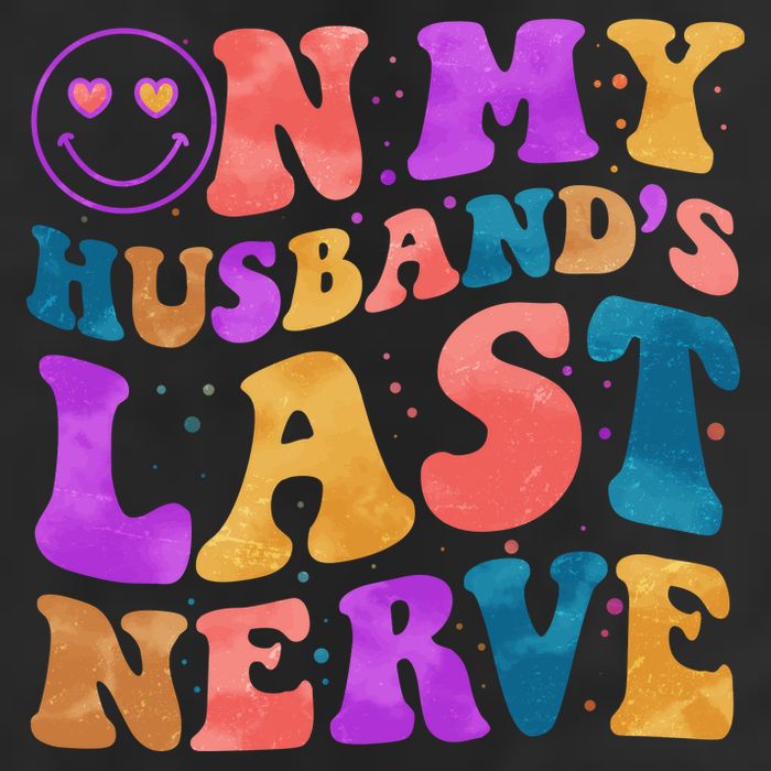 Funny Retro On My Husband's Last Nerve 25L Jumbo Tote