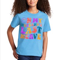Funny Retro On My Husband's Last Nerve Kids T-Shirt