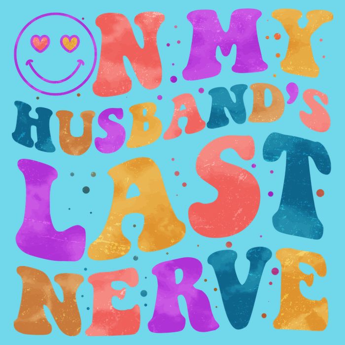 Funny Retro On My Husband's Last Nerve Kids T-Shirt