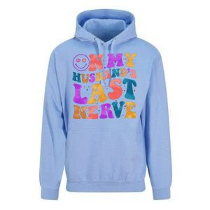 Funny Retro On My Husband's Last Nerve Unisex Surf Hoodie