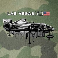 Formula Racing Open Wheel Car Las Vegas Circuit Usa Flag Legacy Tie Dye Trucker Hat