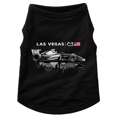 Formula Racing Open Wheel Car Las Vegas Circuit Usa Flag Doggie Tank