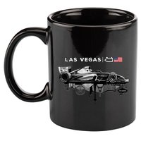 Formula Racing Open Wheel Car Las Vegas Circuit Usa Flag 11oz C Handle Ceramic Mug