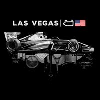 Formula Racing Open Wheel Car Las Vegas Circuit Usa Flag Toddler T-Shirt