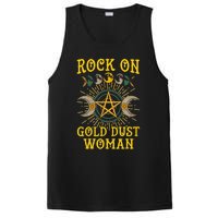 Funny Rock On Gold Dust Woman Gift For Birthday PosiCharge Competitor Tank