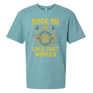 Funny Rock On Gold Dust Woman Gift For Birthday Sueded Cloud Jersey T-Shirt