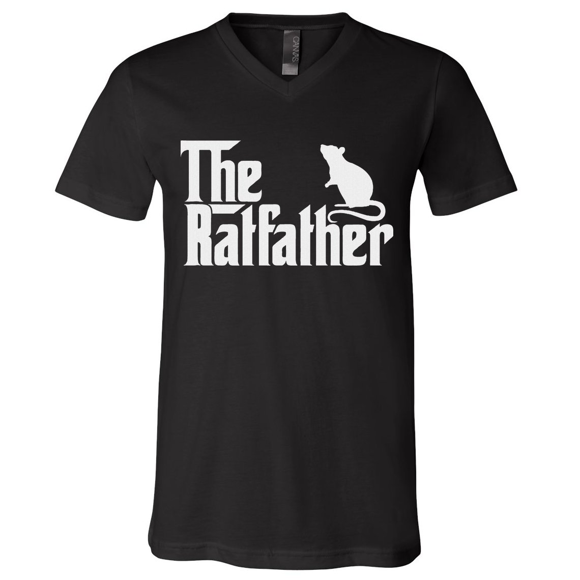 Funny Rat Owner Gift Of The Rat Father Dad V-Neck T-Shirt
