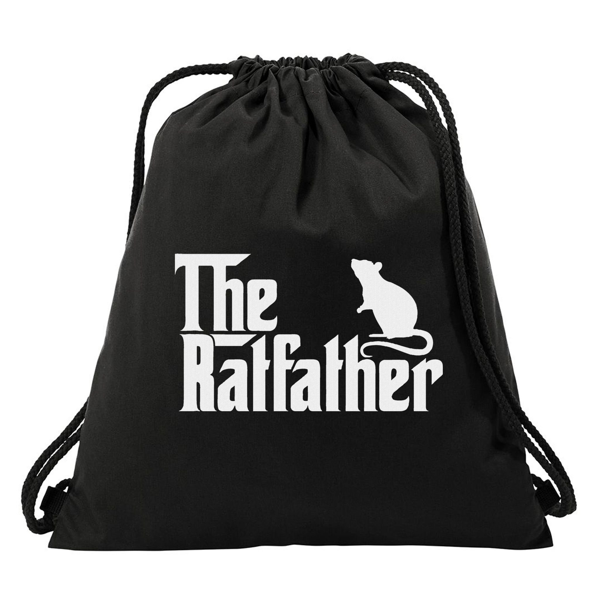 Funny Rat Owner Gift Of The Rat Father Dad Drawstring Bag