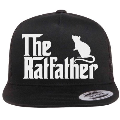 Funny Rat Owner Gift Of The Rat Father Dad Flatbill Hat