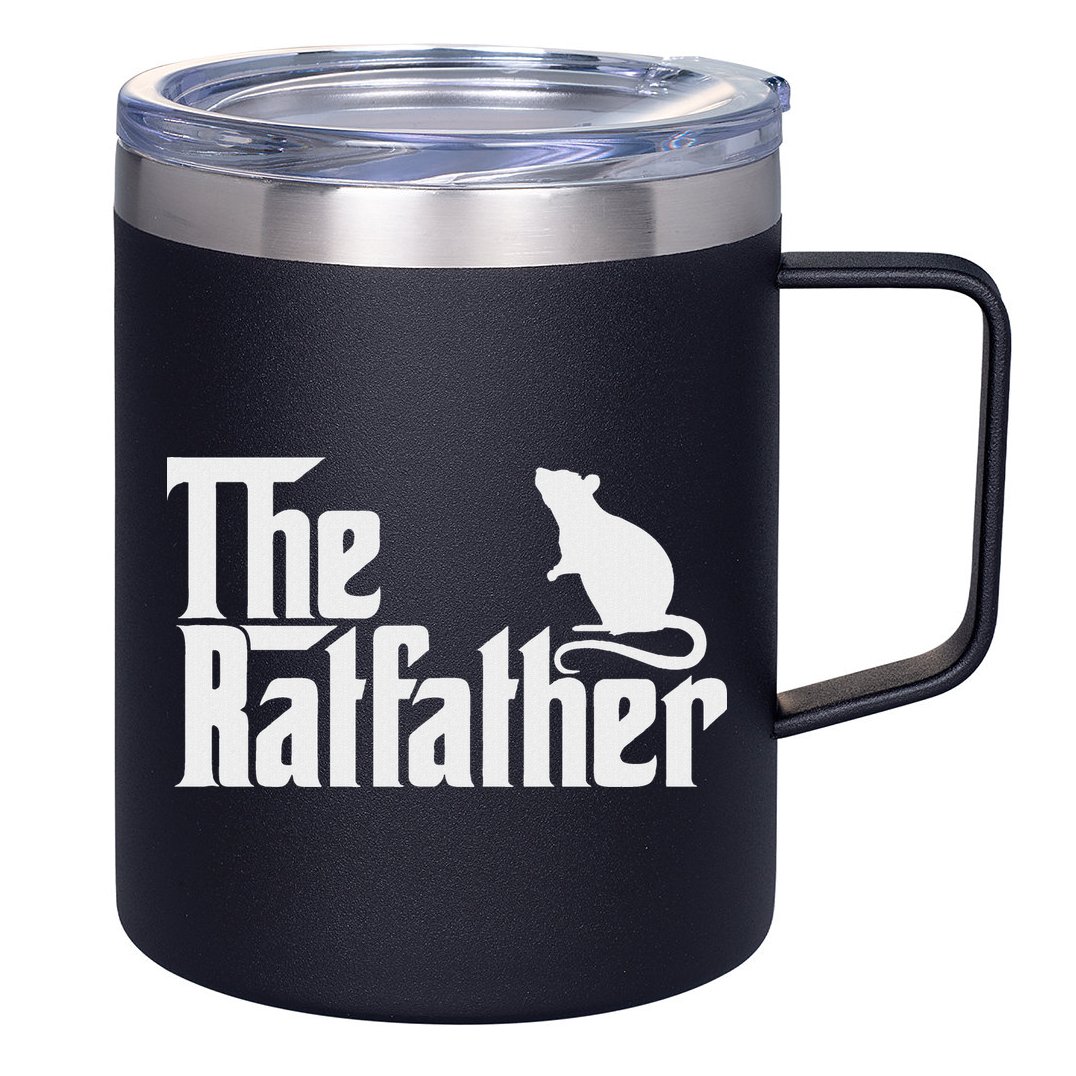 Funny Rat Owner Gift Of The Rat Father Dad 12oz Stainless Steel Coffee Mug