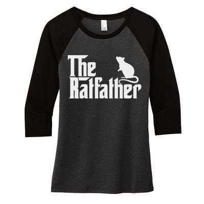 Funny Rat Owner Gift Of The Rat Father Dad Women's Tri-Blend 3/4-Sleeve Raglan Shirt