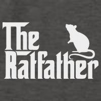 Funny Rat Owner Gift Of The Rat Father Dad Vector Backpack