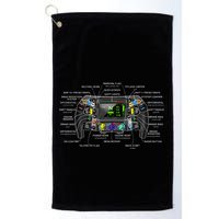 Formula Racing Open Wheel Car Fan Steering Wheel Explained Golf Towel