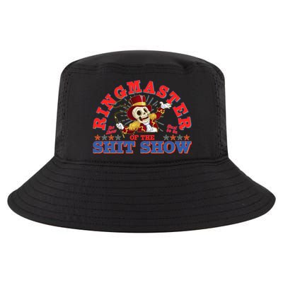 Funny Ringmaster Of The Shit Show The Show Must Go On Cool Comfort Performance Bucket Hat