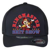 Funny Ringmaster Of The Shit Show The Show Must Go On Flexfit Unipanel Trucker Cap
