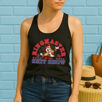 Funny Ringmaster Of The Shit Show The Show Must Go On Womens Tank Top