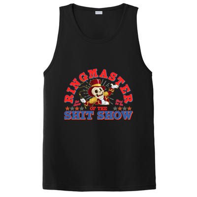 Funny Ringmaster Of The Shit Show The Show Must Go On PosiCharge Competitor Tank
