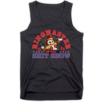 Funny Ringmaster Of The Shit Show The Show Must Go On Tank Top