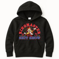 Funny Ringmaster Of The Shit Show The Show Must Go On Kids Hoodie