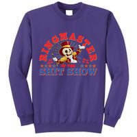 Funny Ringmaster Of The Shit Show The Show Must Go On Sweatshirt