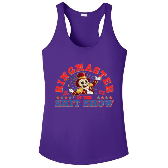 Funny Ringmaster Of The Shit Show The Show Must Go On Ladies PosiCharge Competitor Racerback Tank