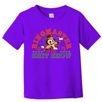 Funny Ringmaster Of The Shit Show The Show Must Go On Toddler T-Shirt