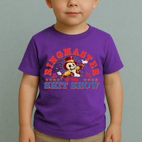 Funny Ringmaster Of The Shit Show The Show Must Go On Toddler T-Shirt
