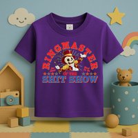 Funny Ringmaster Of The Shit Show The Show Must Go On Toddler T-Shirt
