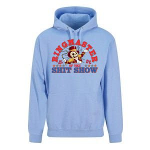 Funny Ringmaster Of The Shit Show The Show Must Go On Unisex Surf Hoodie