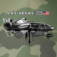Formula Racing Open Wheel Car Las Vegas Circuit Usa Flag Legacy Tie Dye Trucker Hat