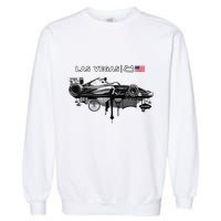Formula Racing Open Wheel Car Las Vegas Circuit Usa Flag Garment-Dyed Sweatshirt