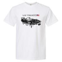 Formula Racing Open Wheel Car Las Vegas Circuit Usa Flag Garment-Dyed Heavyweight T-Shirt