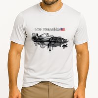 Formula Racing Open Wheel Car Las Vegas Circuit Usa Flag Performance Shirt