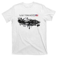 Formula Racing Open Wheel Car Las Vegas Circuit Usa Flag T-Shirt