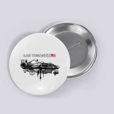 Formula Racing Open Wheel Car Las Vegas Circuit Usa Flag Button