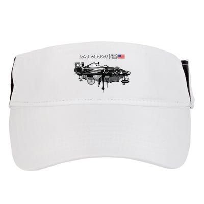 Formula Racing Open Wheel Car Las Vegas Circuit Usa Flag Adult Drive Performance Visor