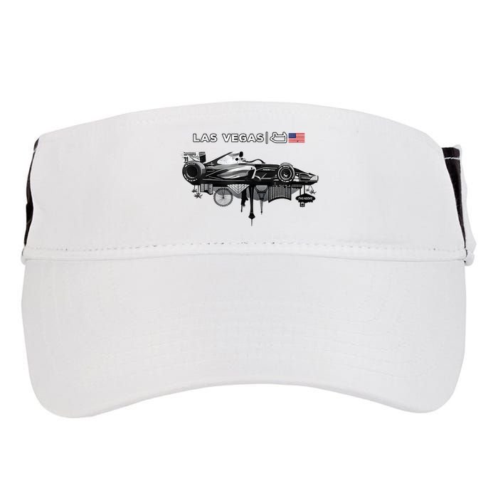 Formula Racing Open Wheel Car Las Vegas Circuit Usa Flag Adult Drive Performance Visor