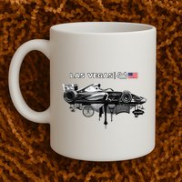 Formula Racing Open Wheel Car Las Vegas Circuit Usa Flag Mug
