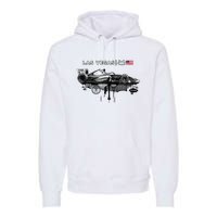 Formula Racing Open Wheel Car Las Vegas Circuit Usa Flag Premium Hoodie