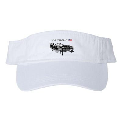 Formula Racing Open Wheel Car Las Vegas Circuit Usa Flag Visor
