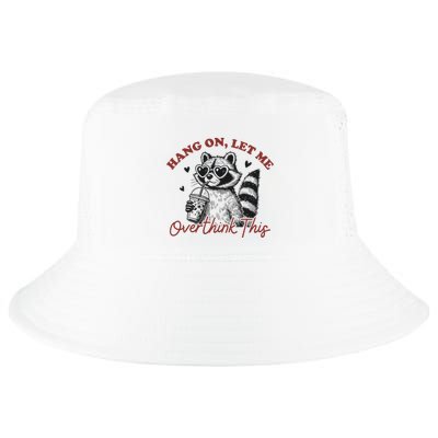 Funny Raccoon Overthinking Design With Heart Glasses Cool Comfort Performance Bucket Hat
