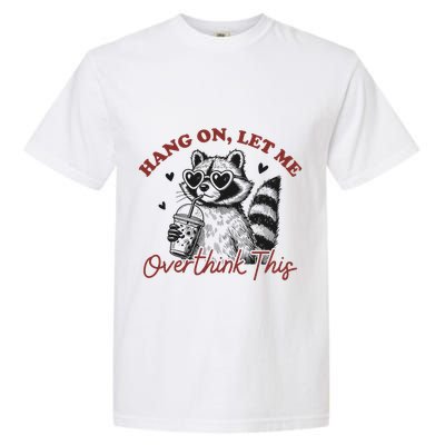 Funny Raccoon Overthinking Design With Heart Glasses Comfort Colors T-Shirt