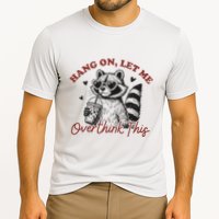 Funny Raccoon Overthinking Design With Heart Glasses Cooling Performance Crew T-Shirt