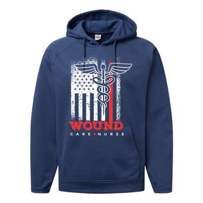 For Rn Or Nurses Gift Performance Fleece Hoodie